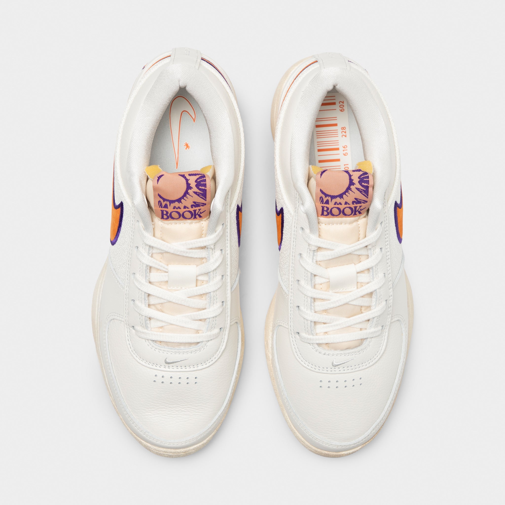 Nike Book 1 Sail / Clay Orange - Court Purple – JD Sports