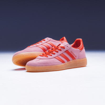 adidas Originals Women's Handball Spezial "Semi Pink Glow / Better Scarlet - Gum" shoe. Shop Women's adidas now at JD Sports.