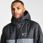 Nike hot sale silver windbreaker