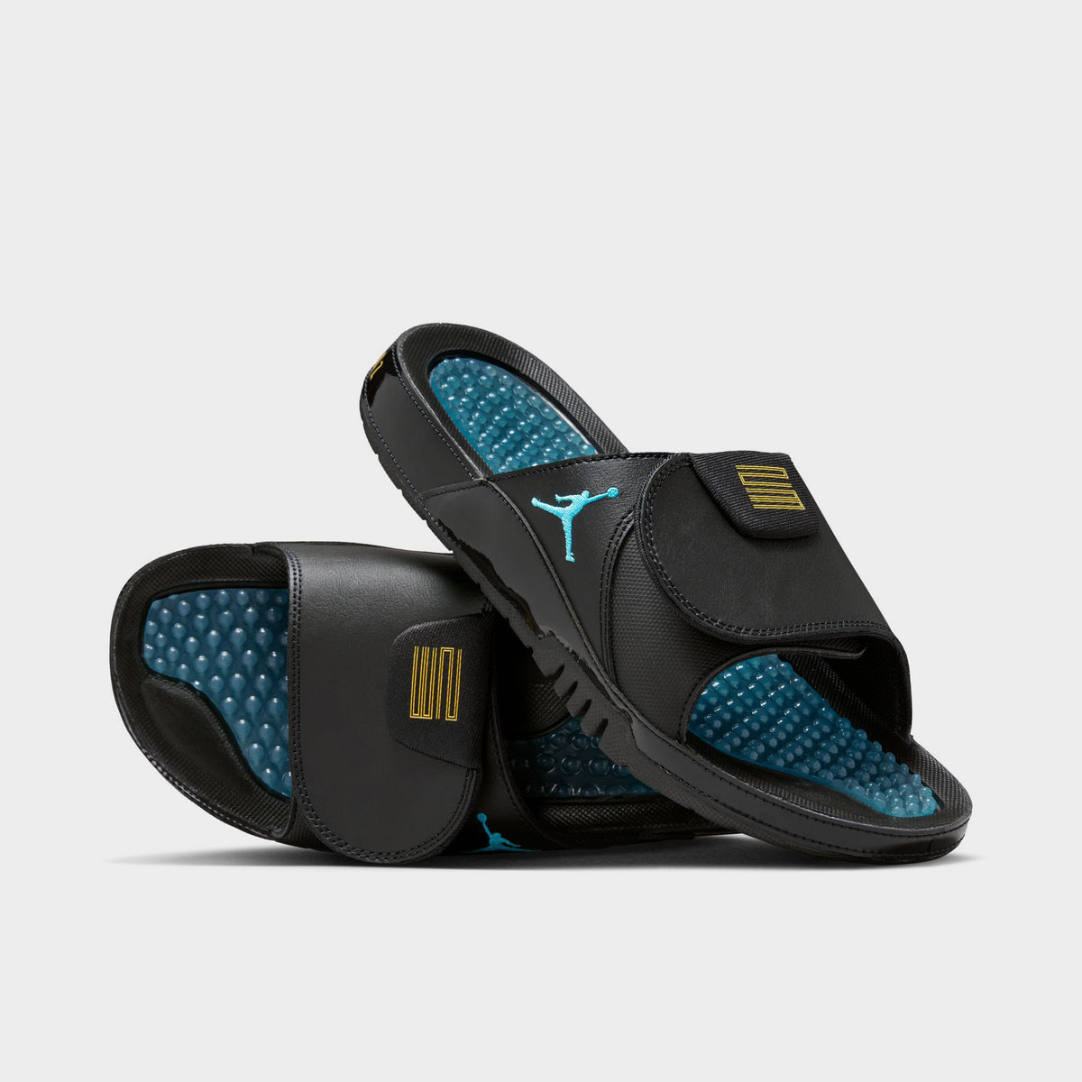 Jordan Hydro Claquettes Noir Bleu sarcelle – JD Sports