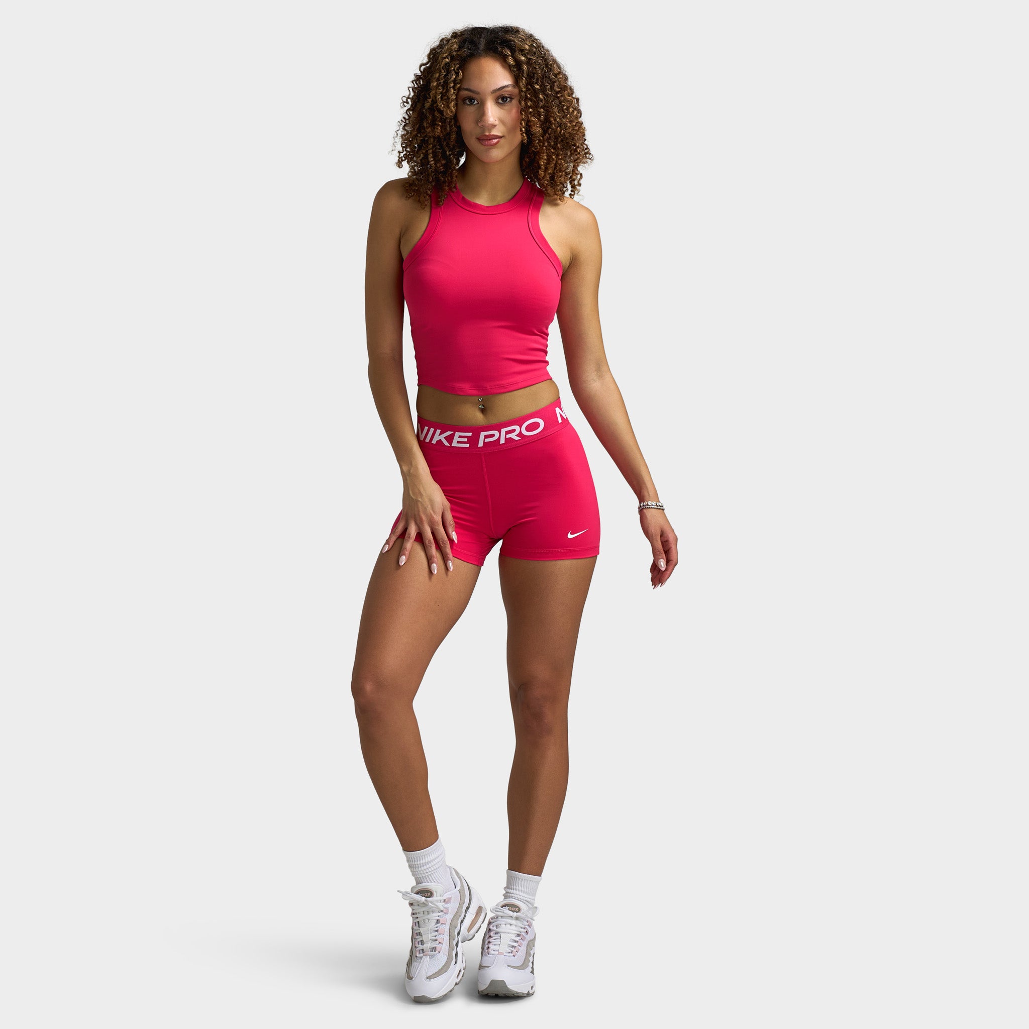 Nike One Women's Dri-FIT Cropped Tank Top / Rush Pink – JD Sports