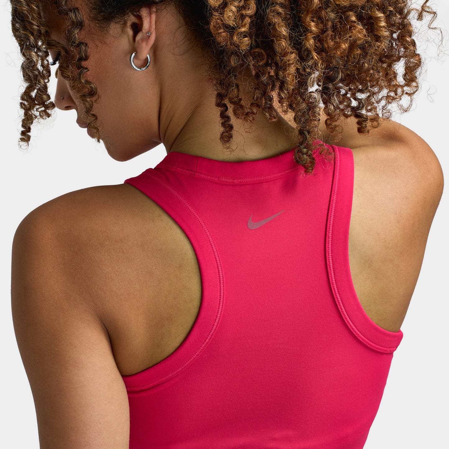 Nike One Women's Dri-FIT Cropped Tank Top / Rush Pink