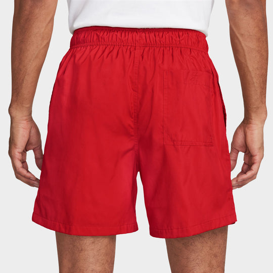 Nike Club Flow Short Rouge Université / Blanc