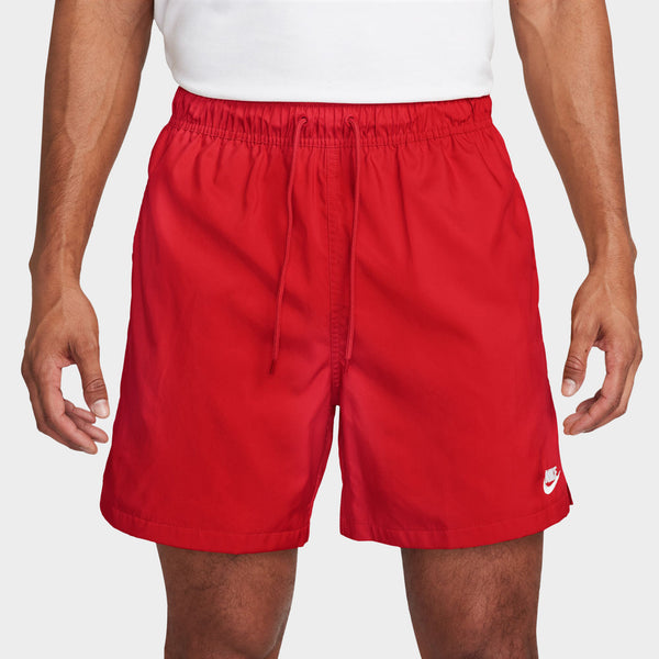 Nike Club Flow Shorts University Red  / White