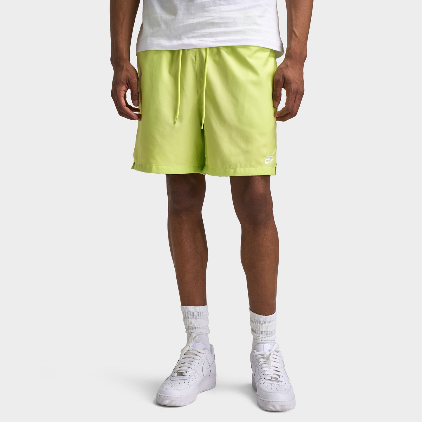 Nike Club Flow Short Light Lemon Twist / Blanc