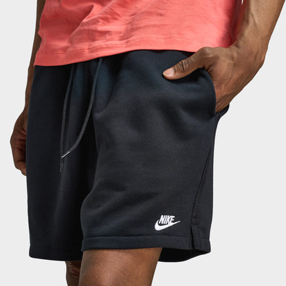 Nike Club French Terry Flow Shorts Black / White
