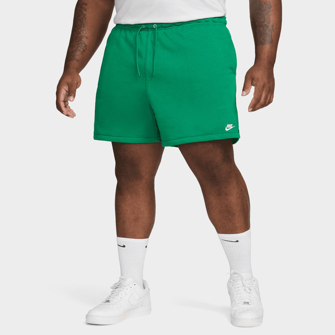 Nike Men s Club French Terry Flow Shorts Green Size XL