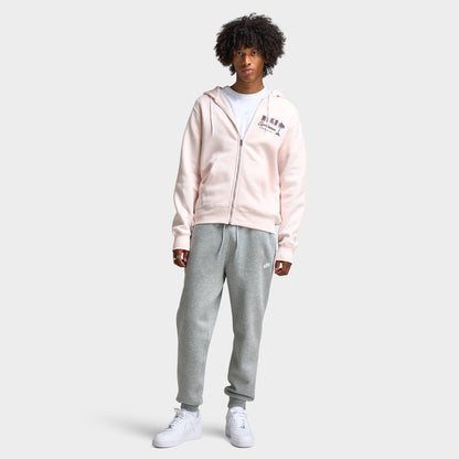 Nike Club Fleece Pantalon Jogger Gris foncé chiné / Gris fumé clair - Blanc