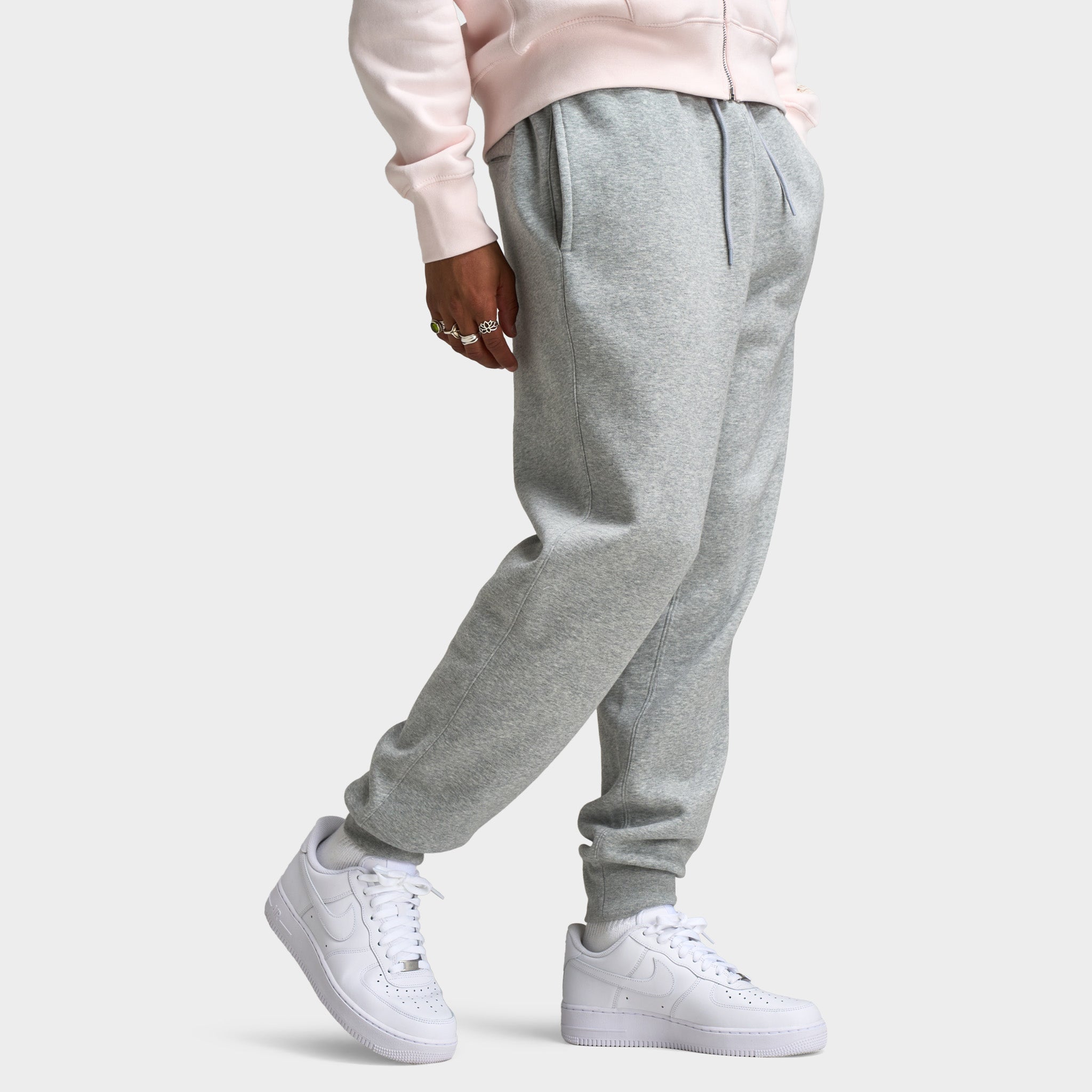 Nike Club Fleece Joggers Dark Grey Heather / Light Smoke Grey