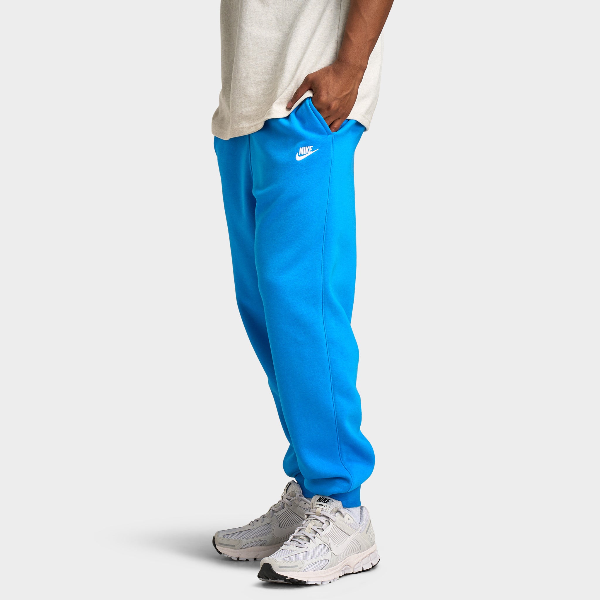 nike hybrid crew joggers blue
