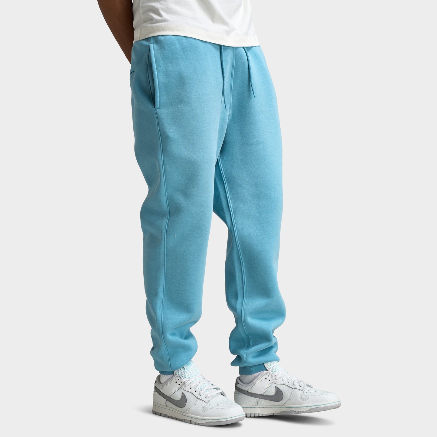 Nike Club Fleece Joggers Denim Turq / White