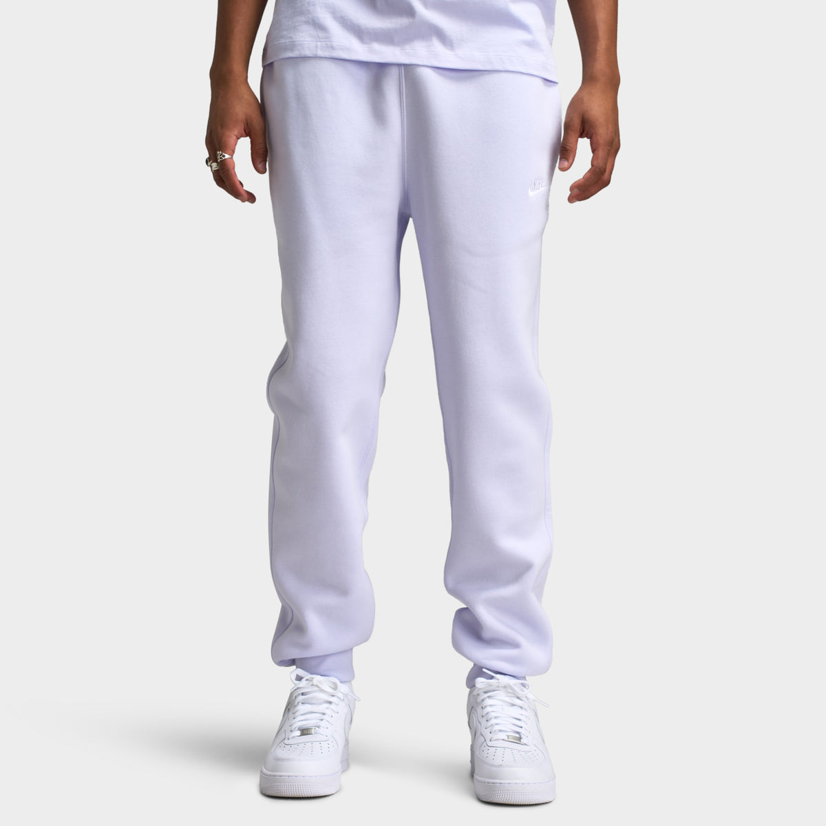 Nike Club Fleece Joggers Amethyst Tint White – JD Sports