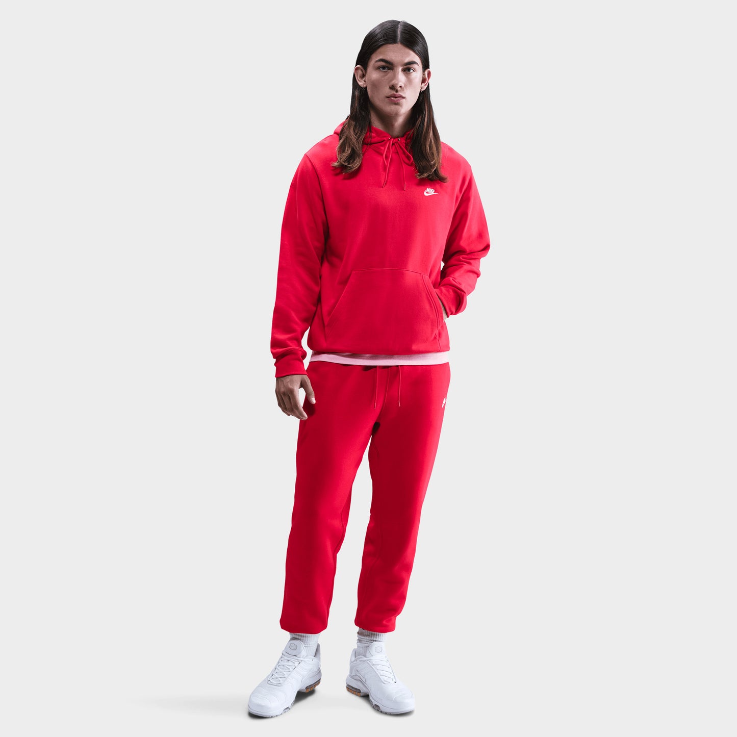 Nike Club Joggers University Red / White