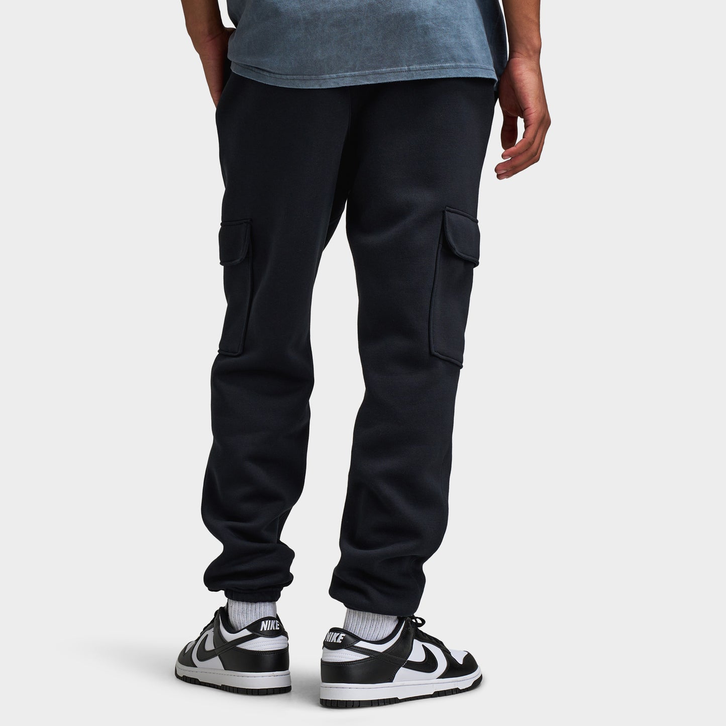 Nike Club Fleece Cargo Pants Black / Black - White
