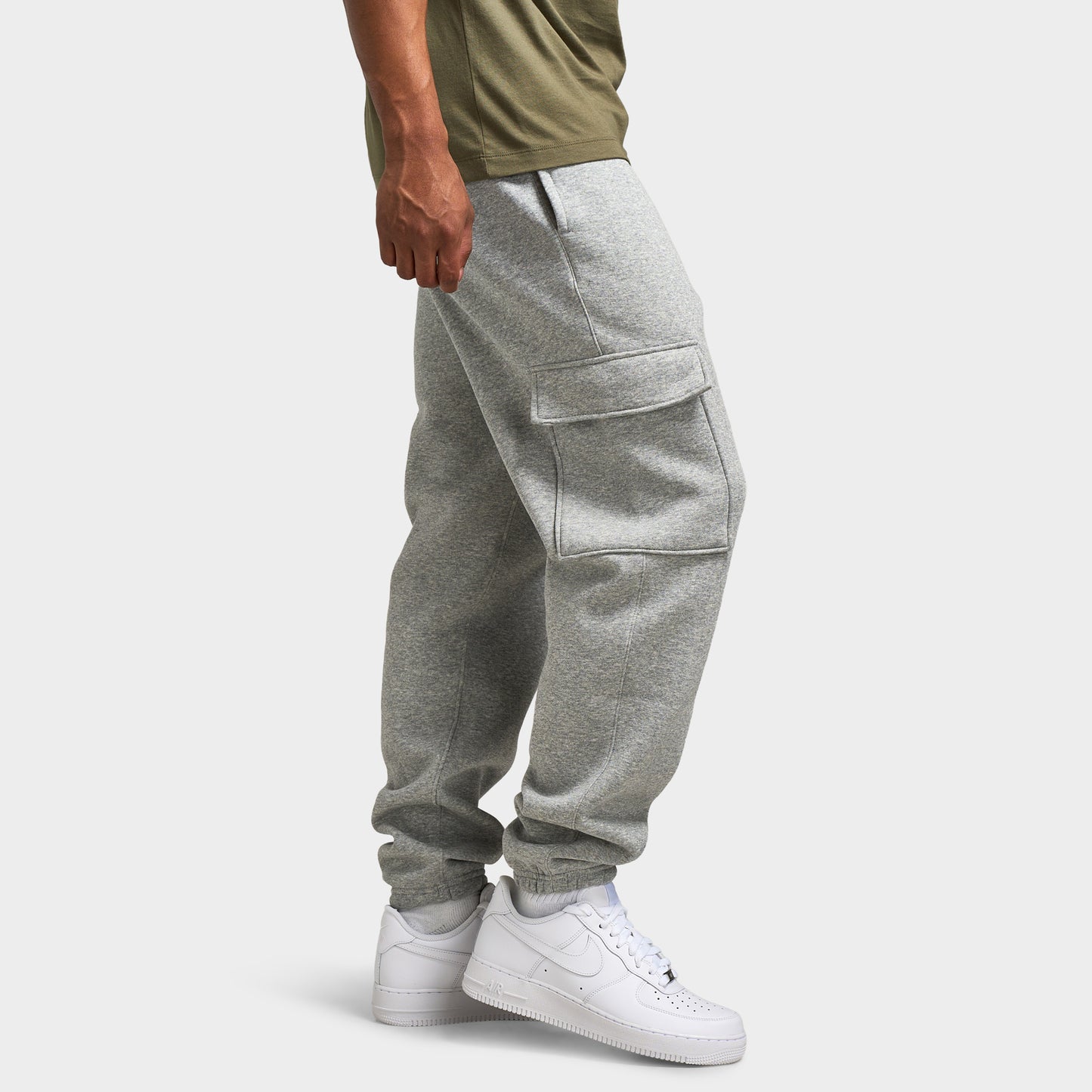 Nike Club Fleece Cargo Pants Dark Grey Heather Light Smoke Grey