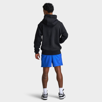 Nike Club Fleece Pullover Hoodie Black / Black - White