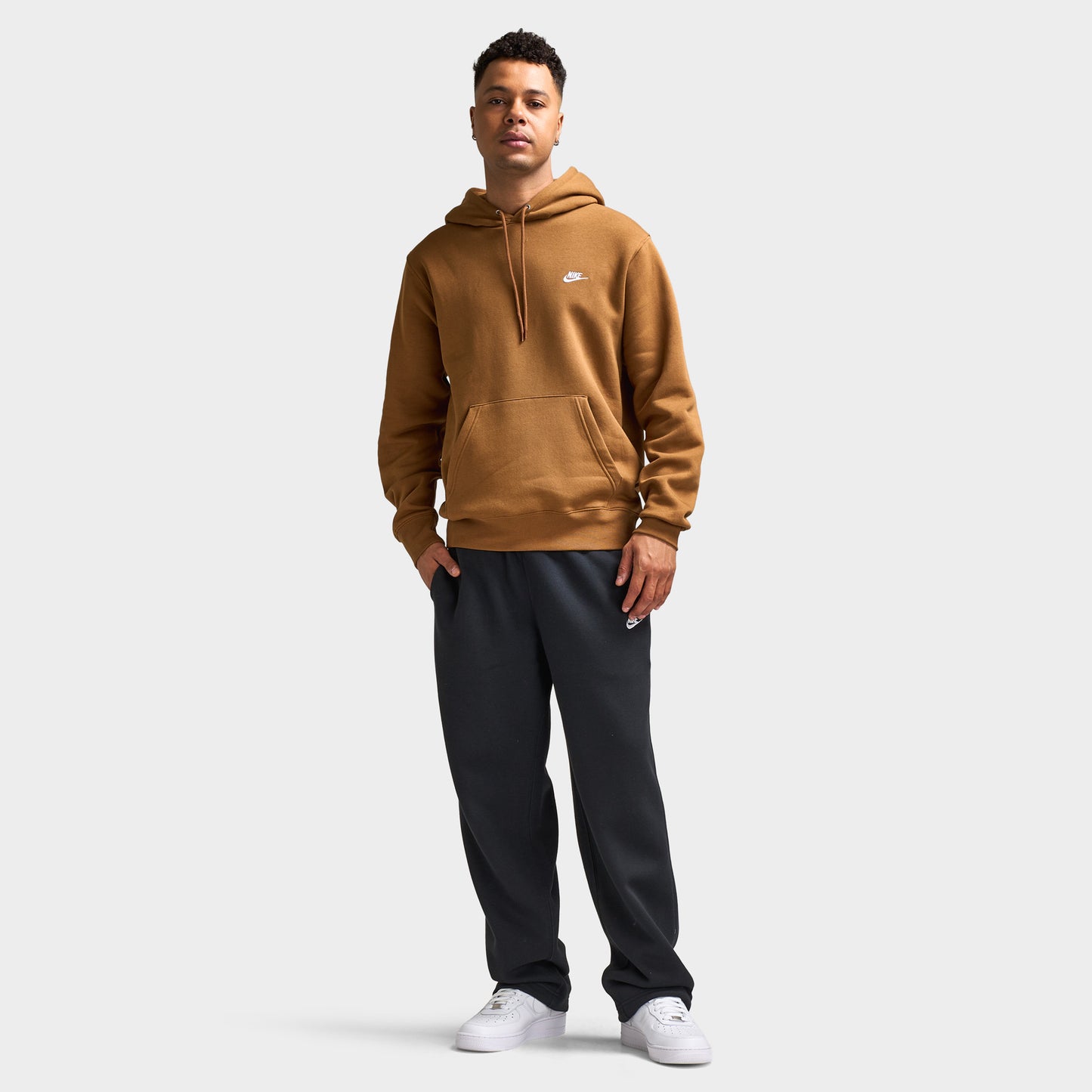 Nike Club Polaire Chandail à capuche  / Brun Ale