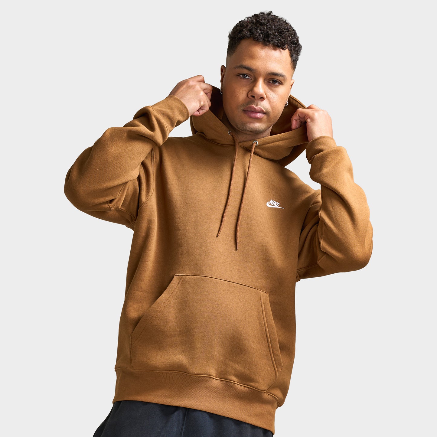 Nike Club Polaire Chandail à capuche  / Brun Ale