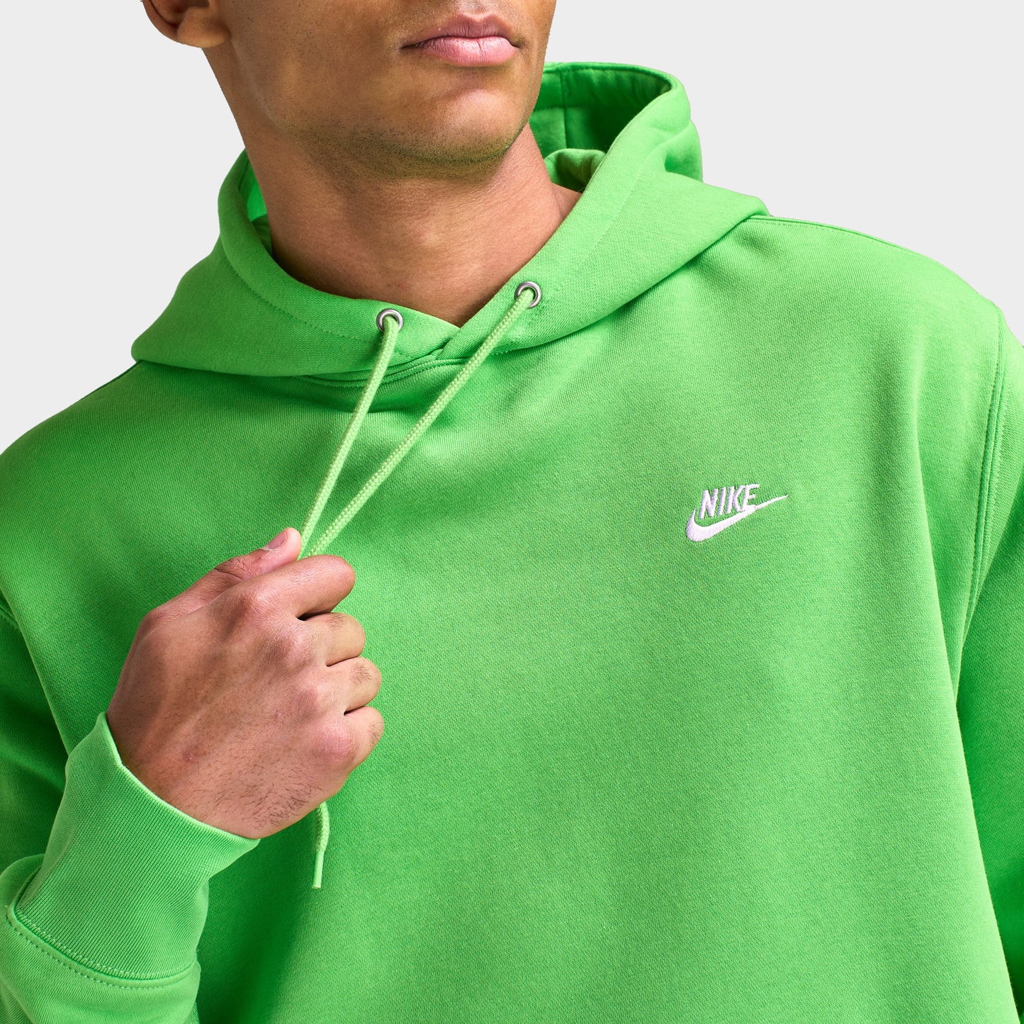 Nike Club Fleece Hoodie / Mean Green