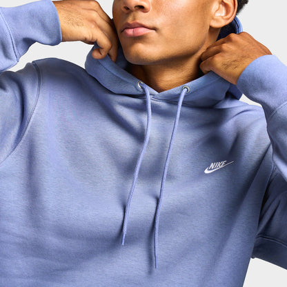 Nike Club Men's Pullover Fleece Hoodie / World Indigo