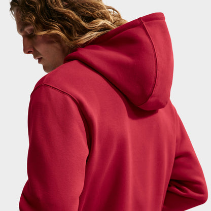 Nike Club Chandail à capuchon en molleton / Rouge vif
