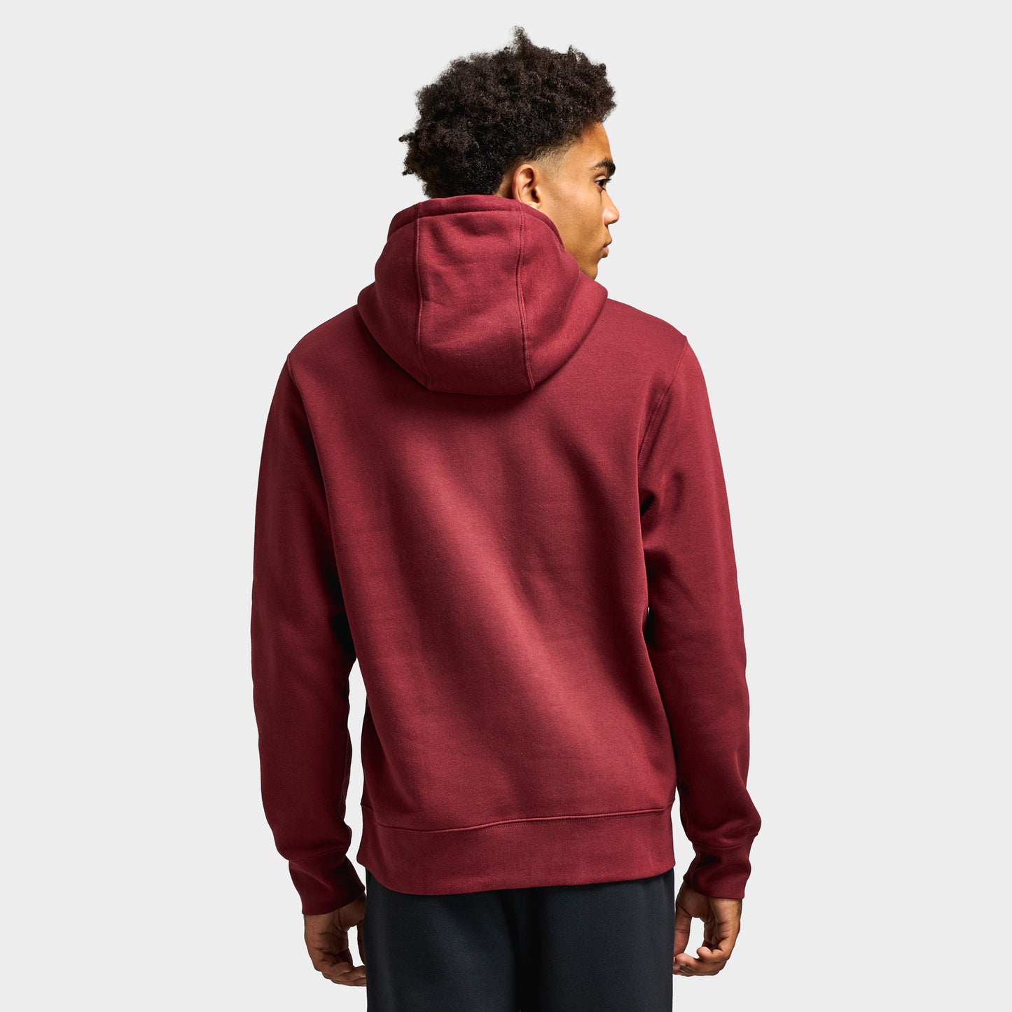 Nike Club Men's Pullover Fleece Hoodie / Red