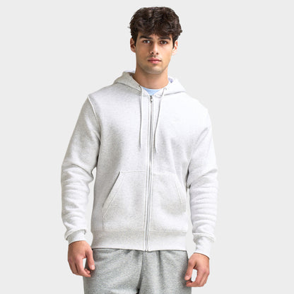 Nike Club Birch Heather Chandail à capuche zippé / Blanc / Blanc