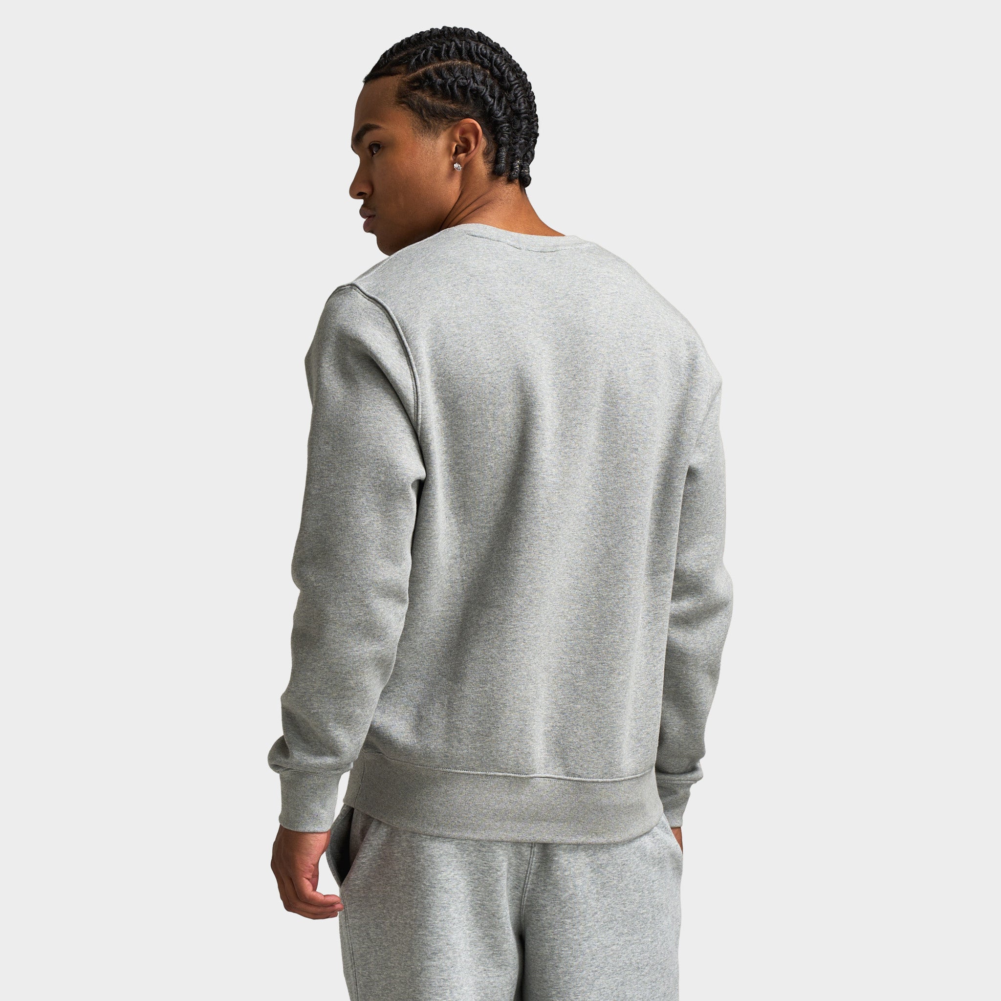 Nike Club Crew Dark Grey Heather / White – JD Sports