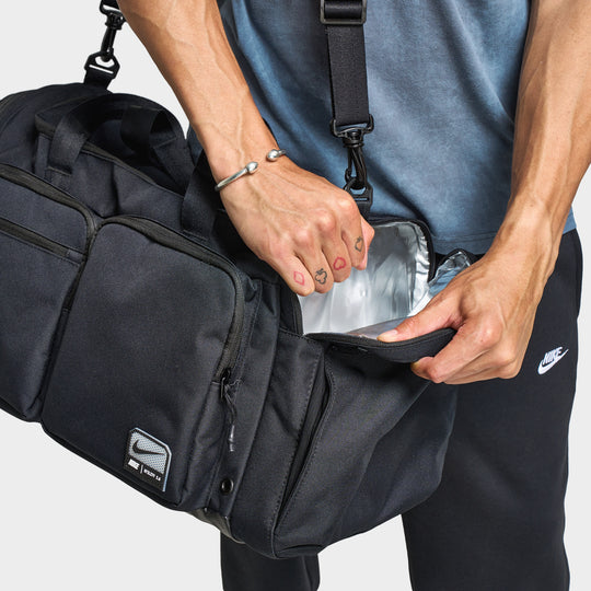 Nike Utility Power 2.0 Duffel Bag Medium (51L) Black / Black - White