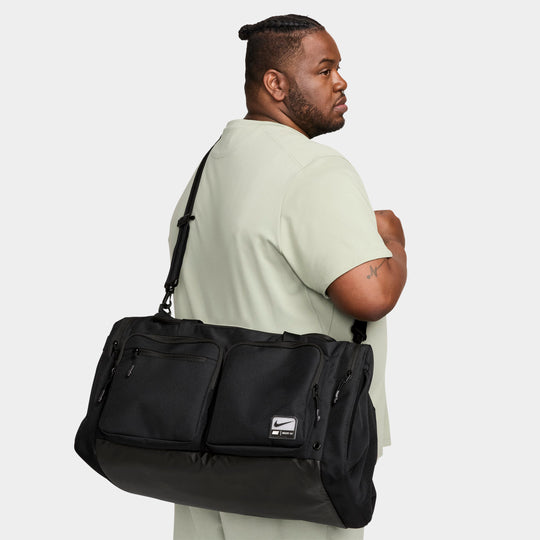 Nike Utility Power 2.0 Duffel Bag Medium (51L) Black / Black - White