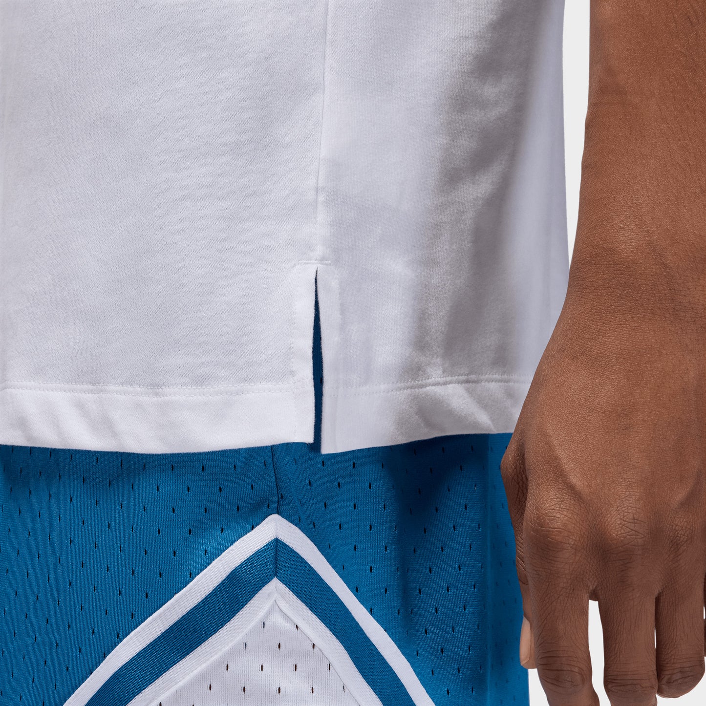 Jordan Sport Dri-FIT T-Shirt sans manches blanc / noir