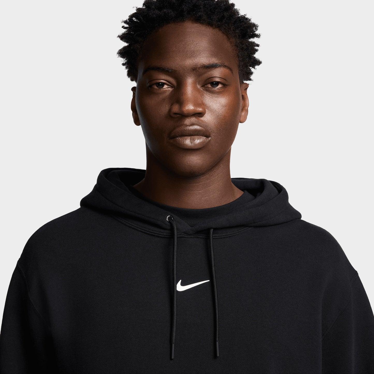 Nike NOCTA NRG Cardinal Chandail à Capuchon Polaire Noir / Blanc