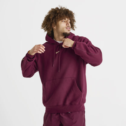 Nike NOCTA CS Cardinal  Fleece Hoodie Dark Beetroot / Adobe - Citron Tint