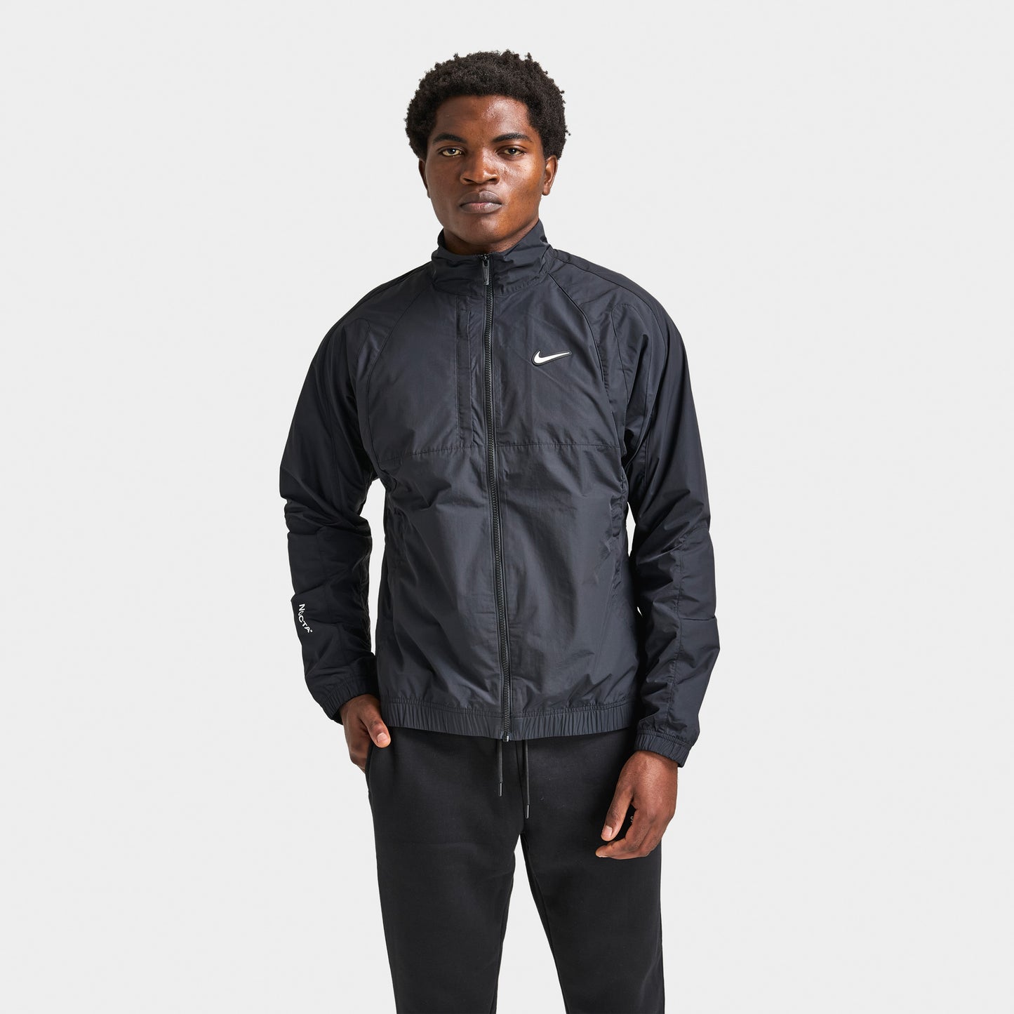 Nike Nocta NRG Cardinal Veste de course tissé Noir / Blanc 