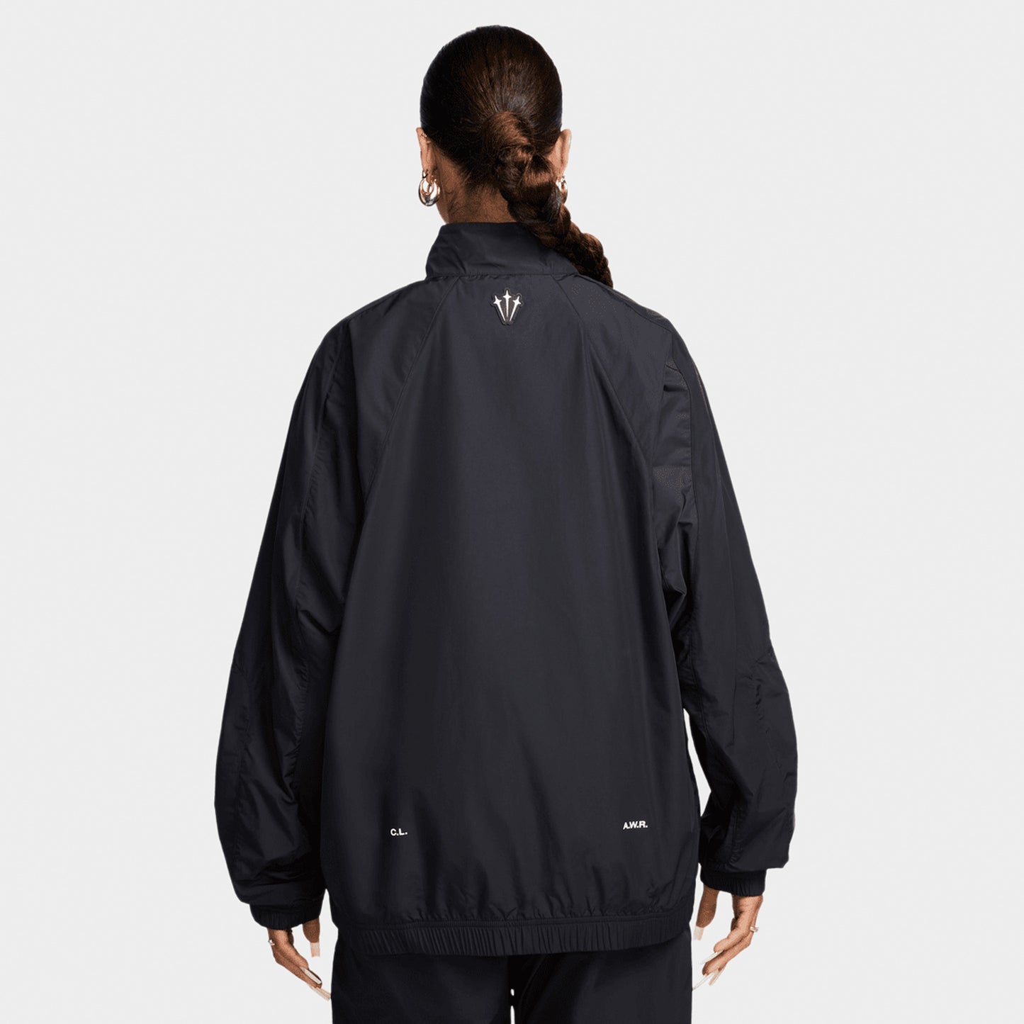 Nike Nocta NRG Cardinal Veste de course tissé Noir / Blanc 