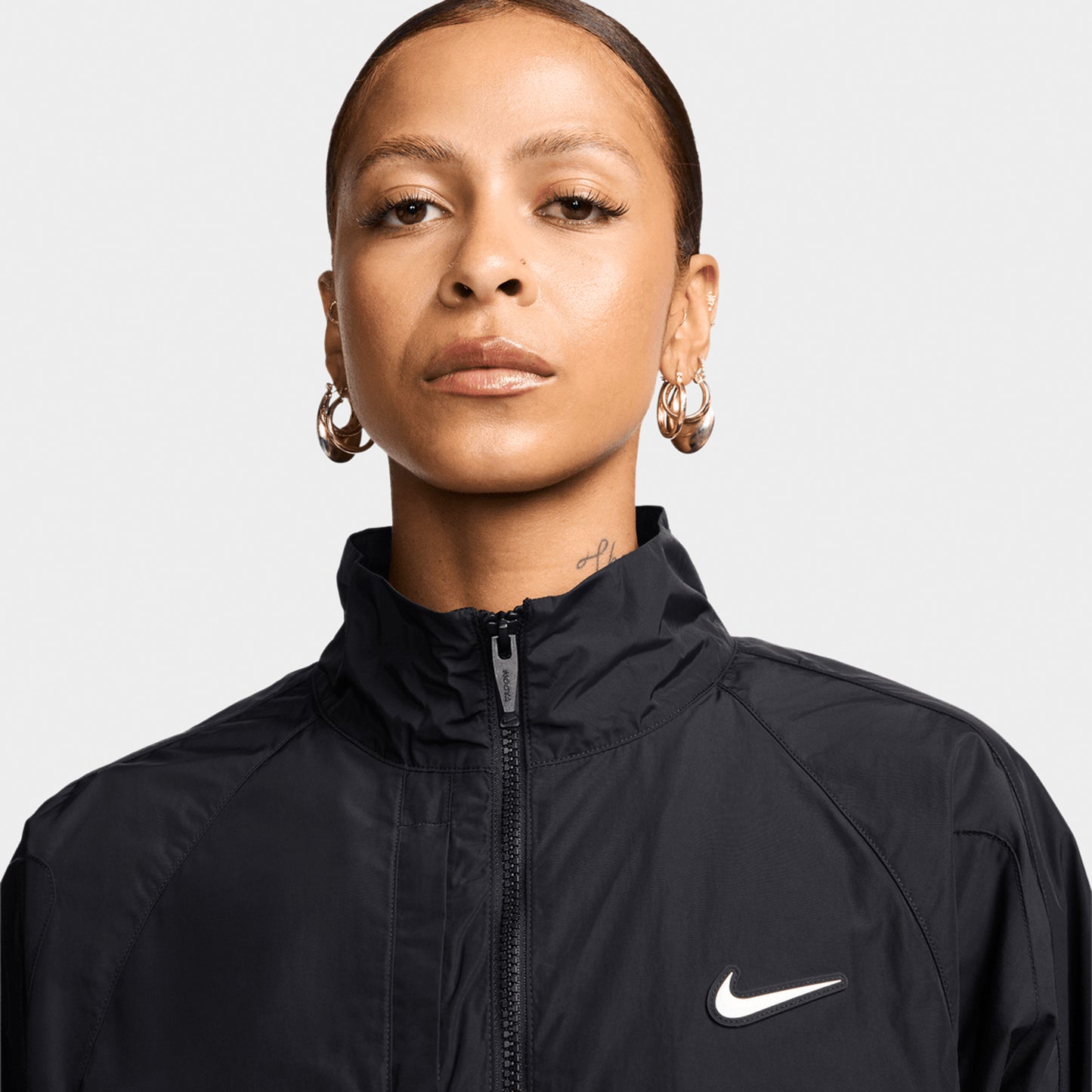 Nike Nocta NRG Cardinal Veste de course tissé Noir / Blanc 