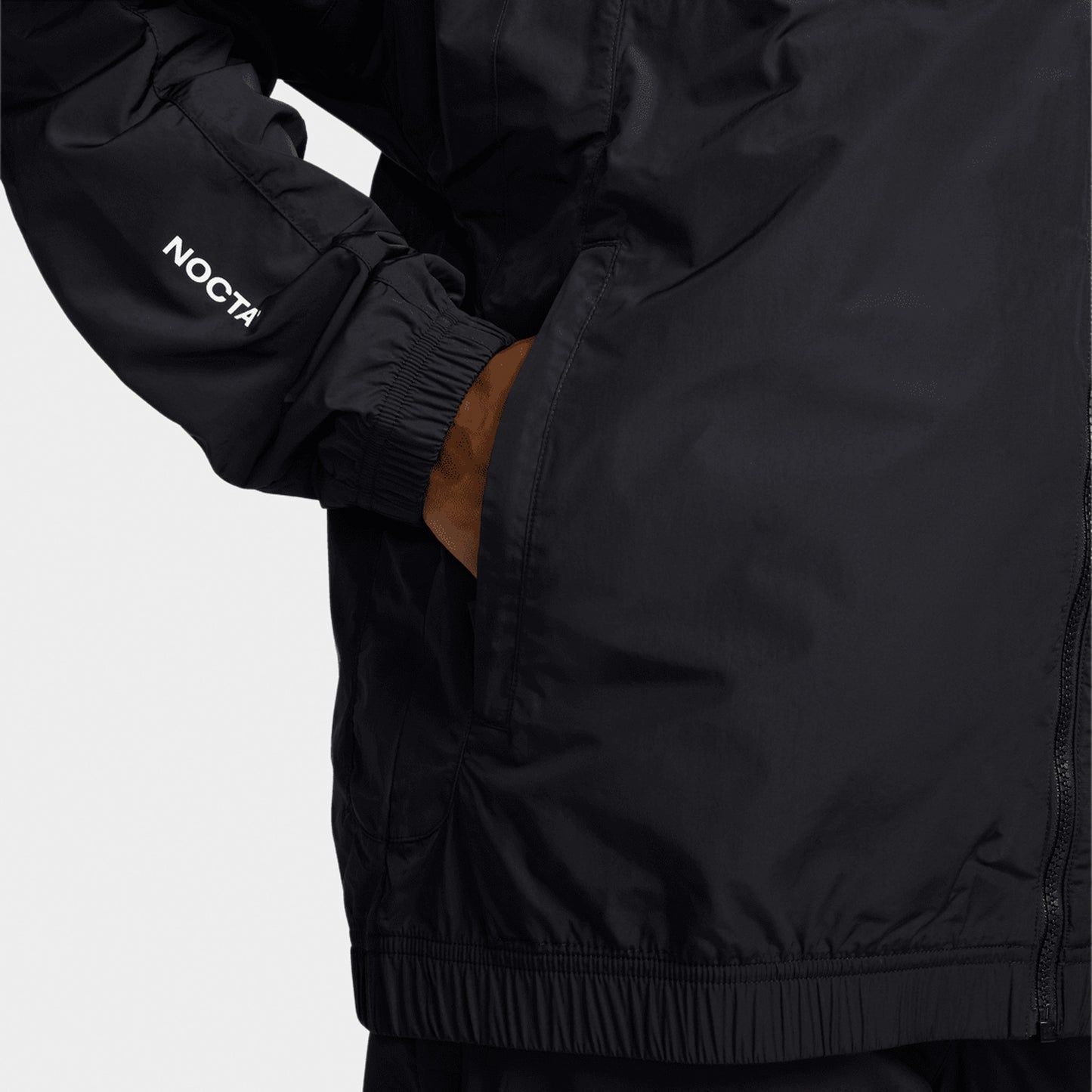 Nike Nocta NRG Cardinal Veste de course tissé Noir / Blanc 