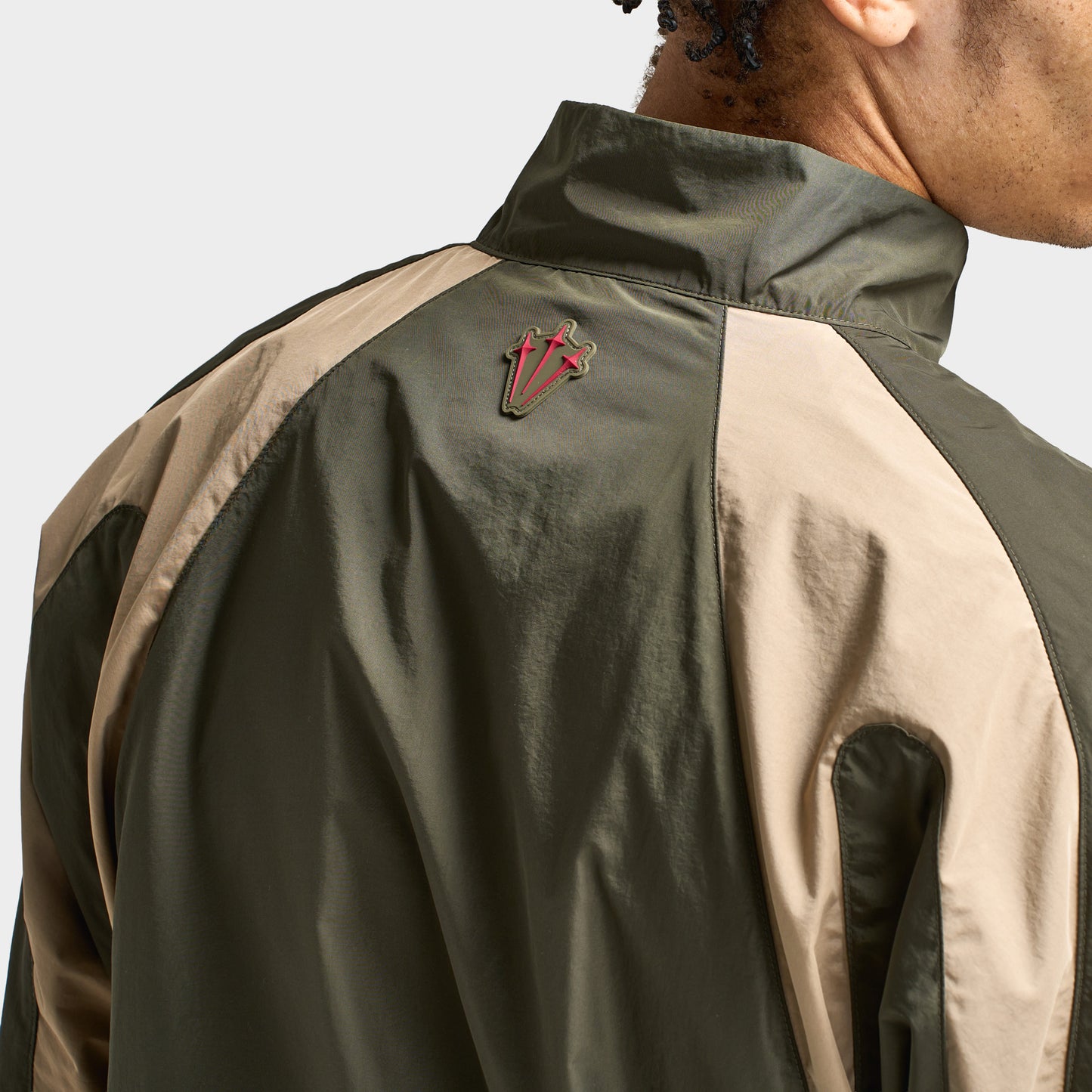 Nike NOCTA CS Cardinal Woven Track Jacket Cargo Khaki / Smoke Grey