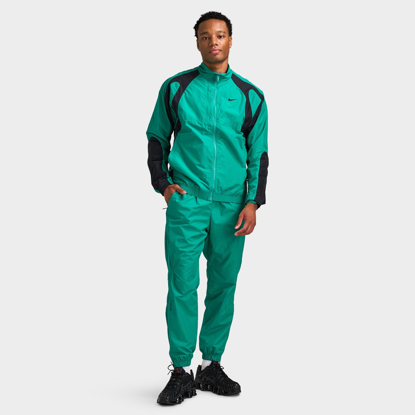 Nike NOCTA Northstar Nylon Track Jacket Neptune Green / Black