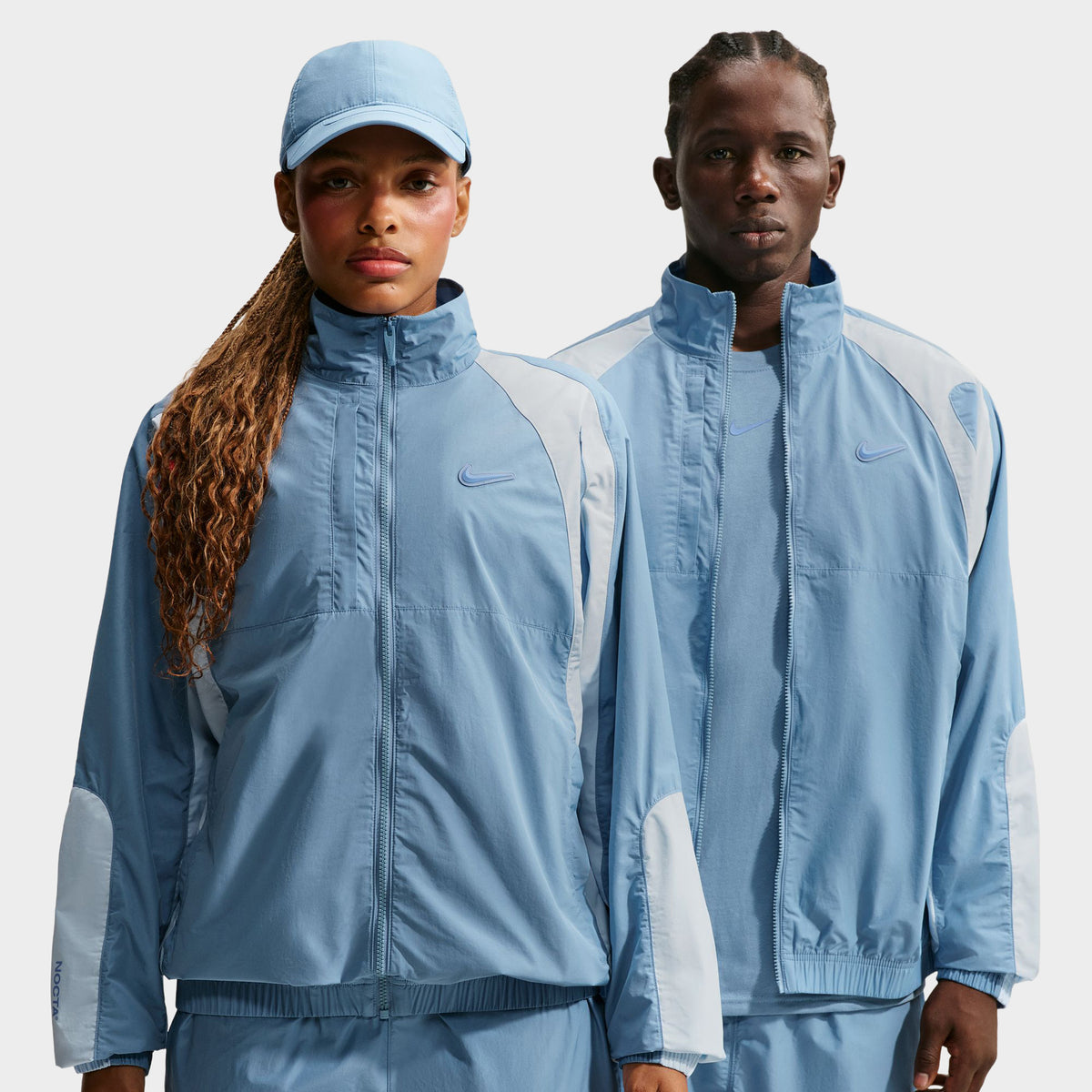 Nike NOCTA Northstar Nylon Track Jacket Work Blue / Chambray Blue