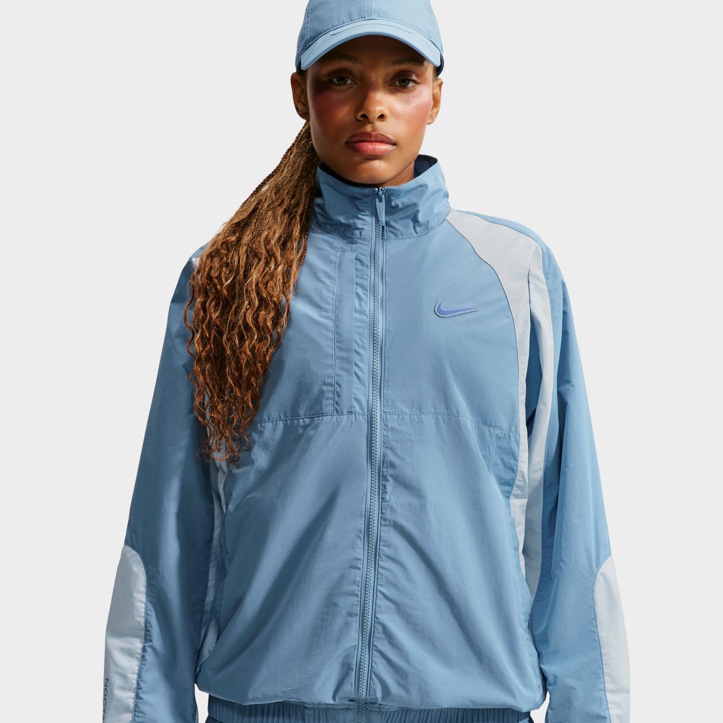 Nike NOCTA Northstar Nylon Track Jacket Work Blue / Chambray Blue