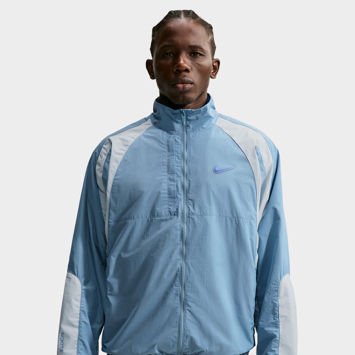 Nike NOCTA Northstar Nylon Track Jacket Work Blue / Chambray Blue