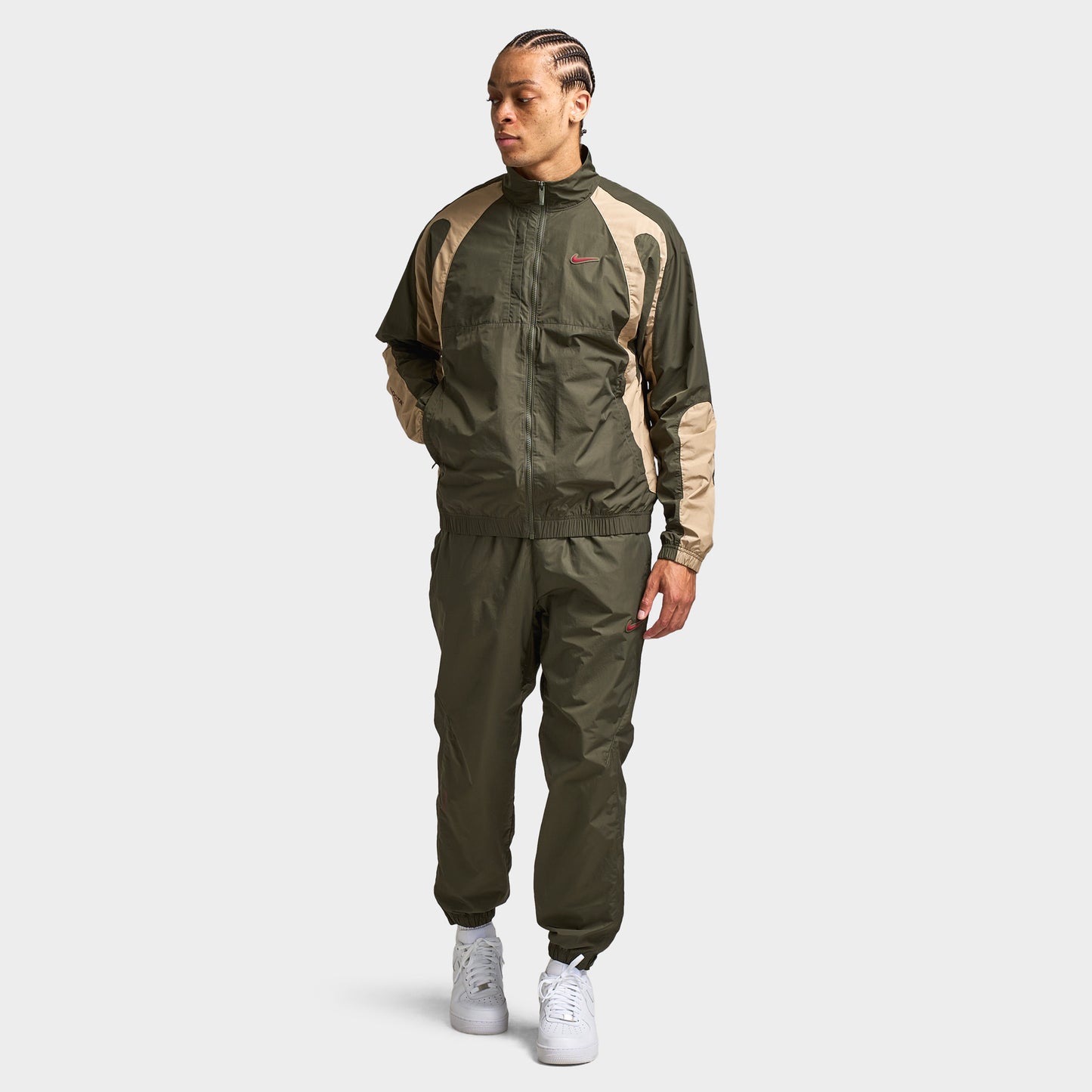 Nike NOCTA CS Cardinal Woven Track Pants Cargo Khaki / Smoke Grey