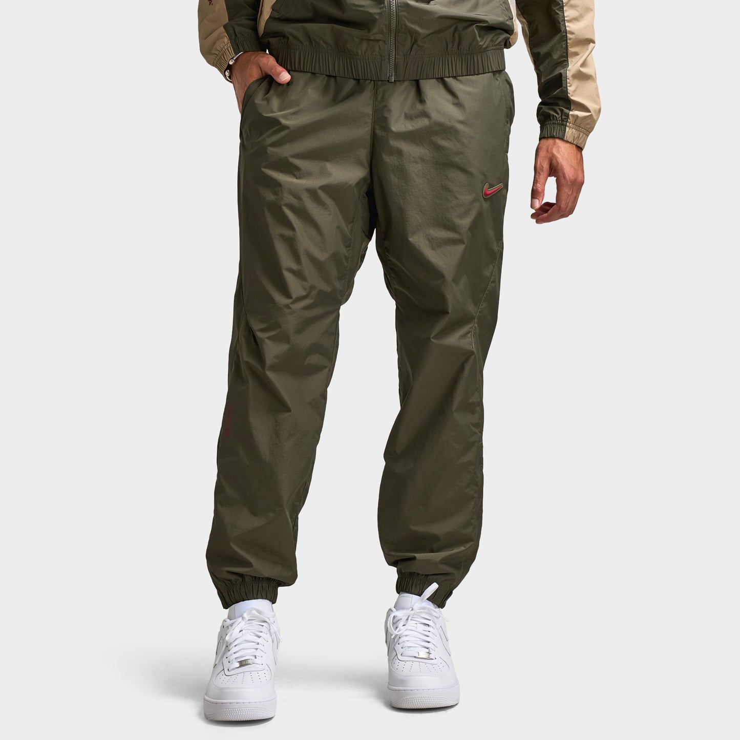 Nike NOCTA CS Cardinal Woven Track Pants Cargo Khaki / Smoke Grey