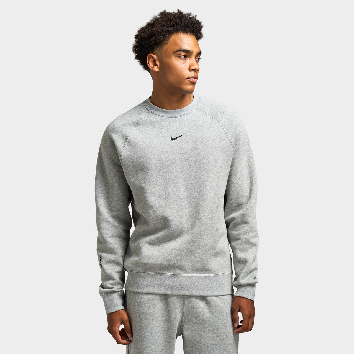 Nike NOCTA Fleece CS Crewneck Dark Grey Heather / Black – JD Sports