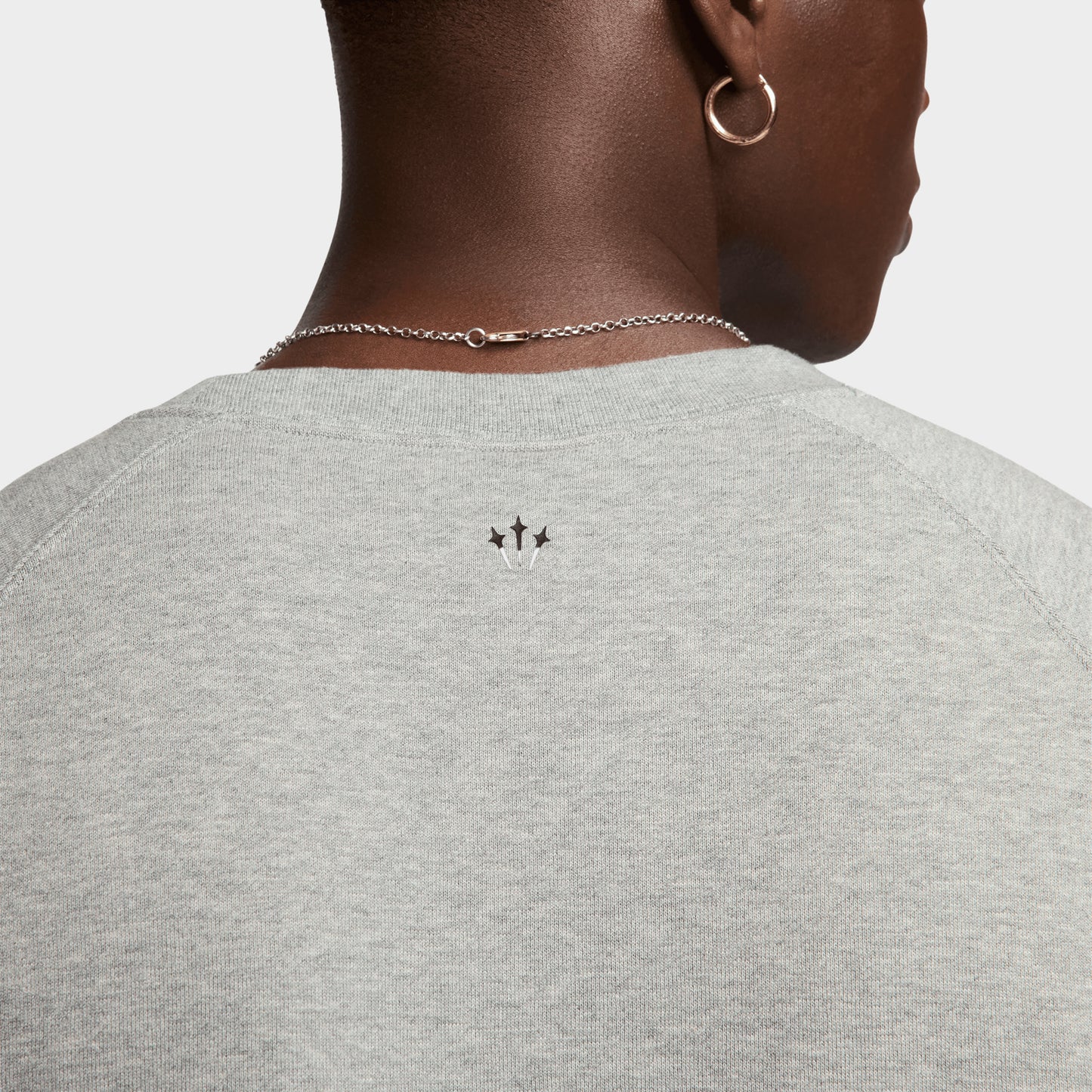 Nike NOCTA Fleece CS Crewneck Dark Grey Heather / Black