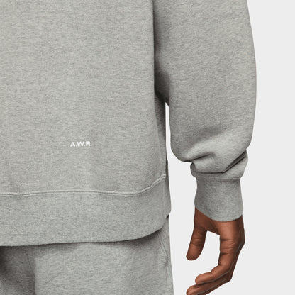 Nike NOCTA Fleece CS Crewneck Dark Grey Heather / Black
