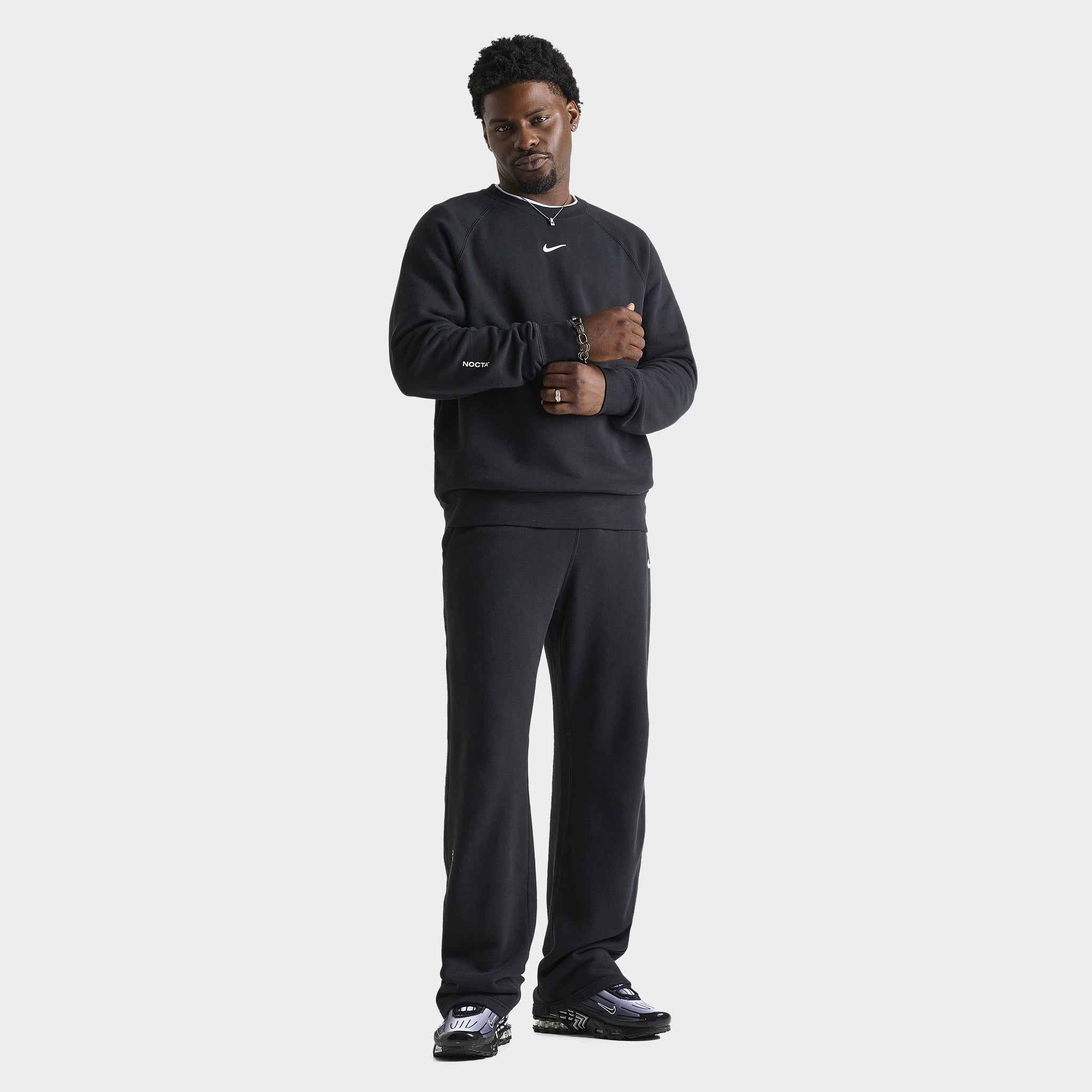 Nike NOCTA CS Cardinal Fleece Crewneck Black / White – JD Sports