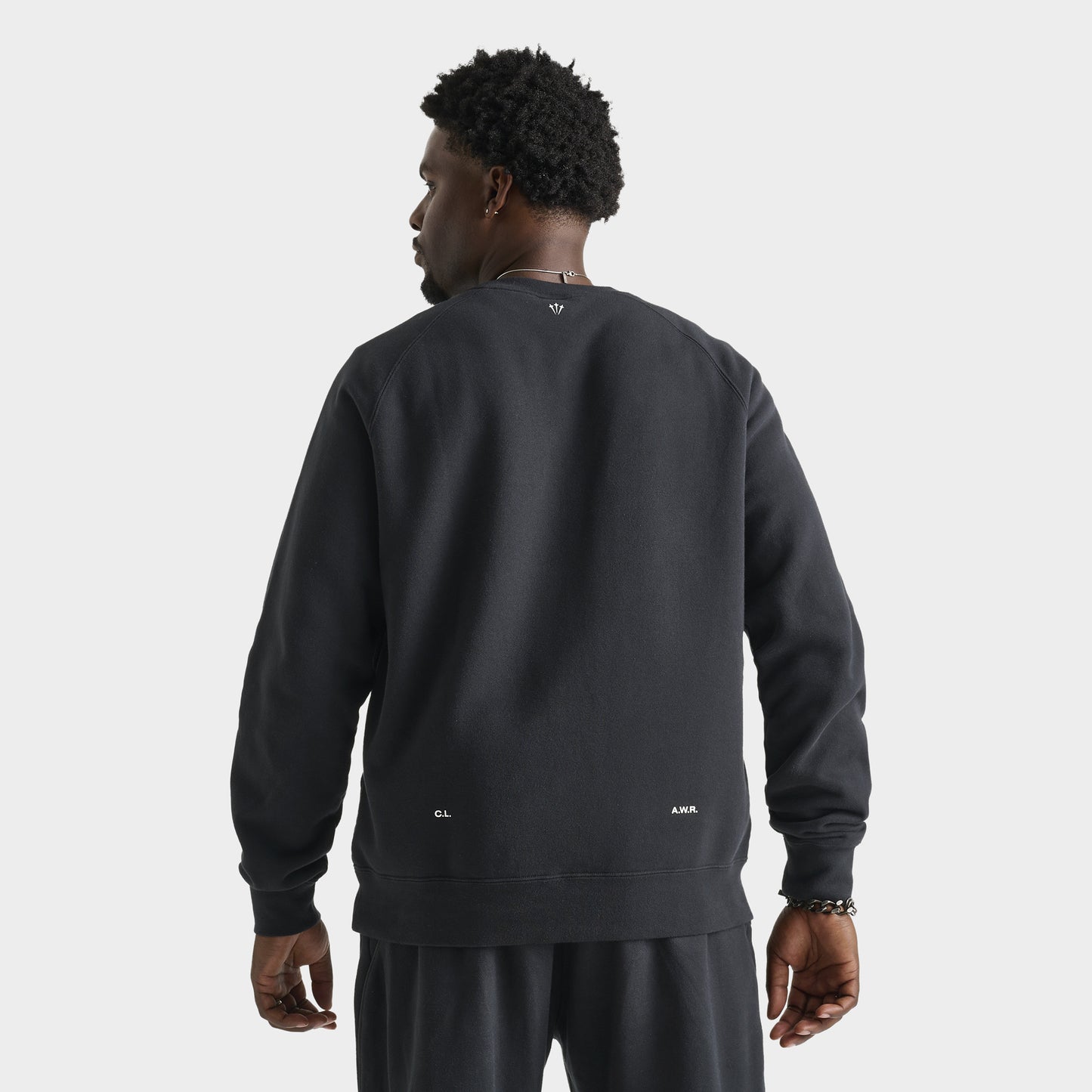 Nike NOCTA CS Cardinal  Fleece Crewneck Black / White