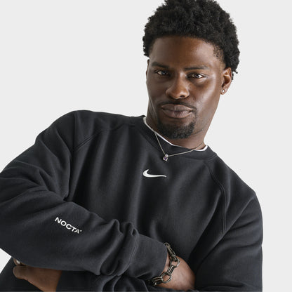 Nike NOCTA CS Cardinal  Fleece Crewneck Black / White